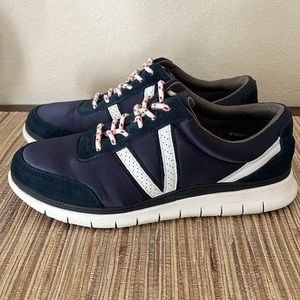 Vionic Suede Nylon Retro Sneakers 7.5